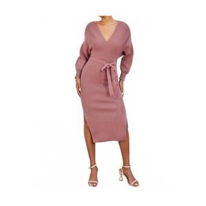 NEW DRESS FORUM midi dress in rose